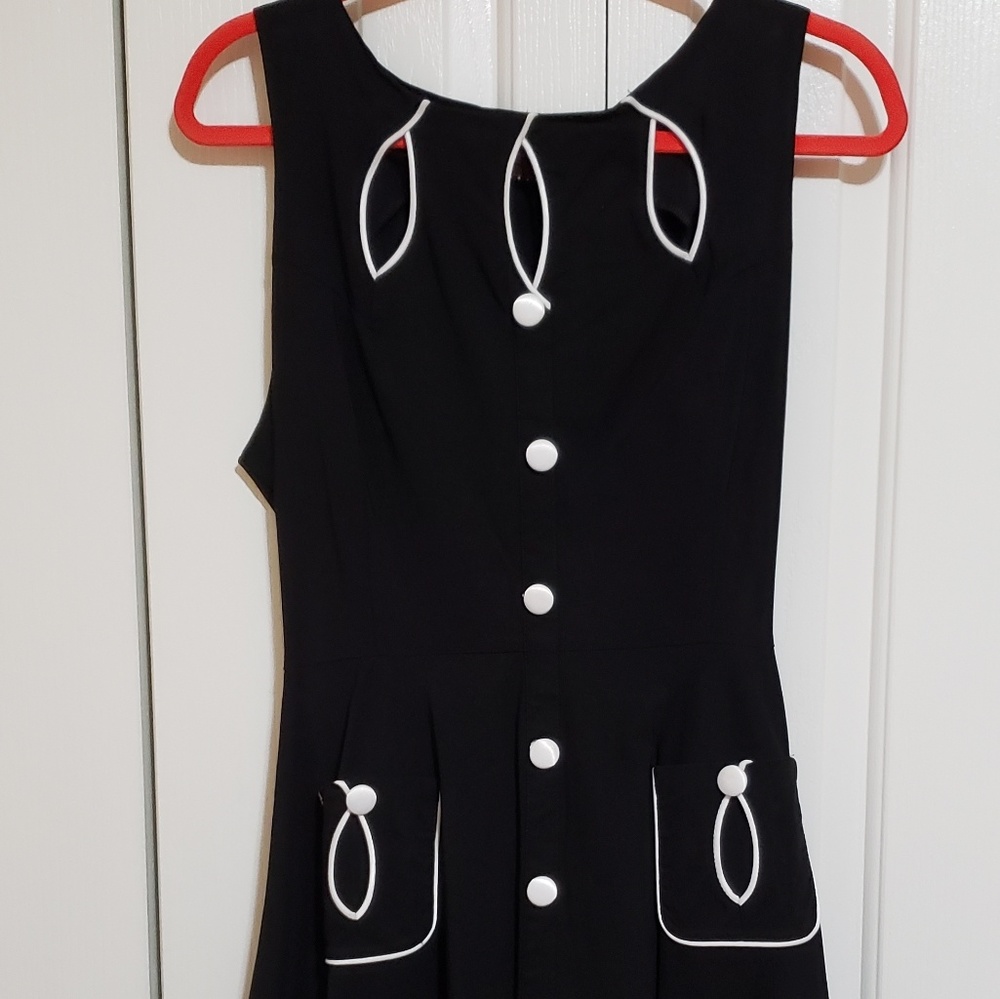 VooDoo Vixen swing black sleeveless dress XL